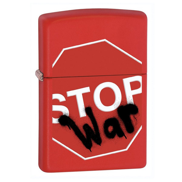 ZIPPO ストップウォー 28140 マットレッド