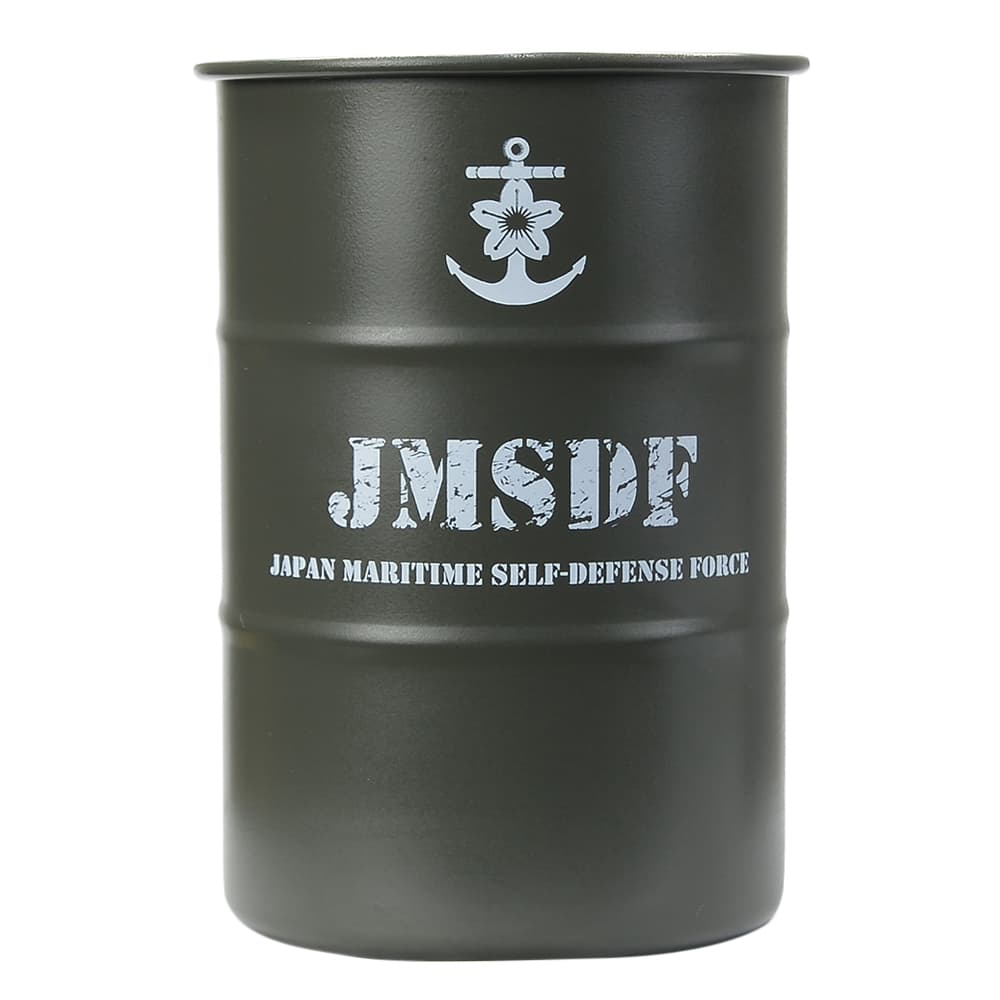 自衛隊グッズ ドラム缶マグカップ ステンレス製 容量360ml
