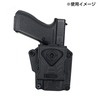 CYTAC メガフィットホルスター 樹脂製 ベルトループ付き ブラック 1-UR120
