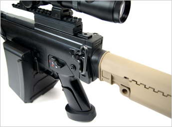 LayLax エアガンパーツ G36C M4他対応 ハイブリッドストックベース
