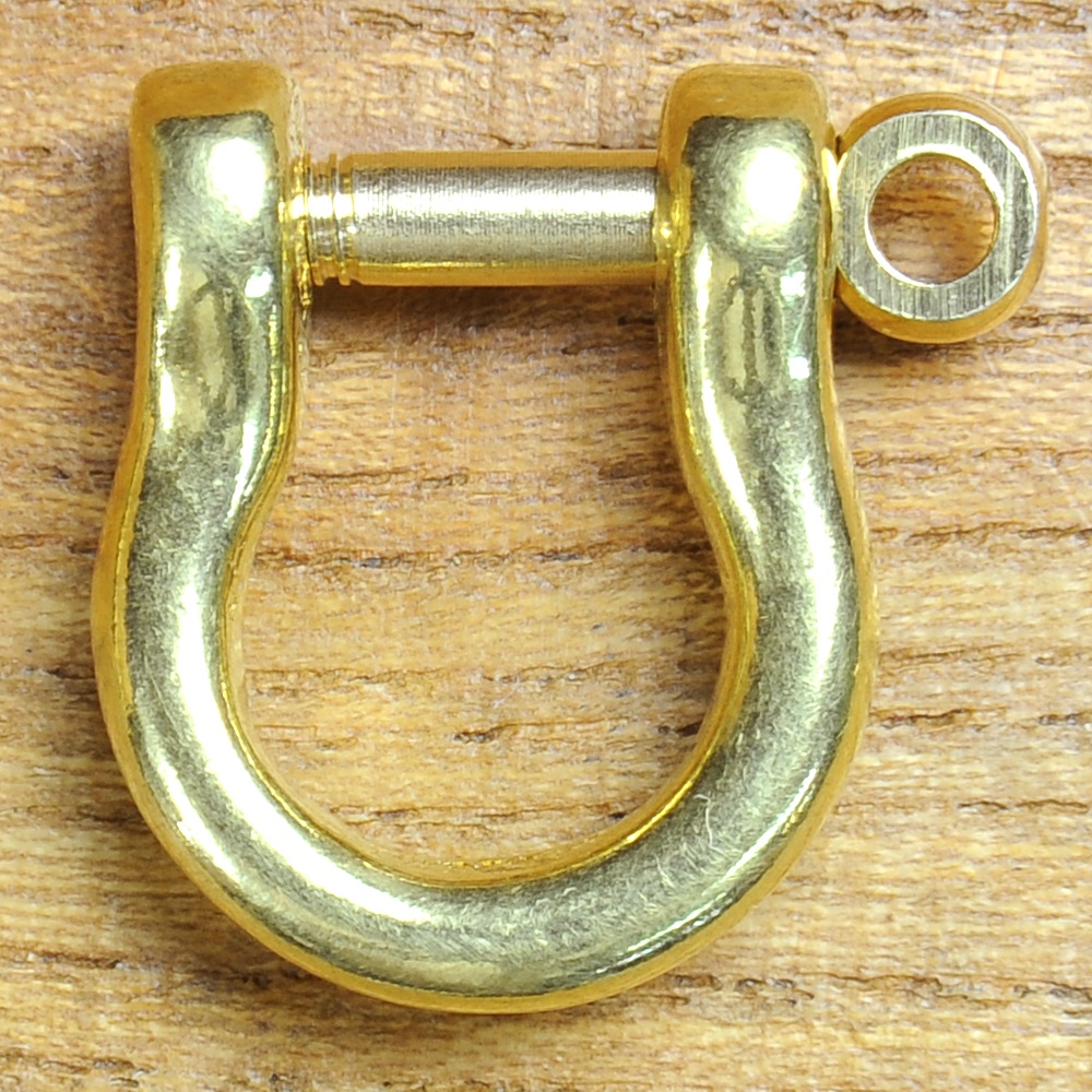 シャックル 馬蹄型 真鍮パーツ | ミリタリーショップ レプマート