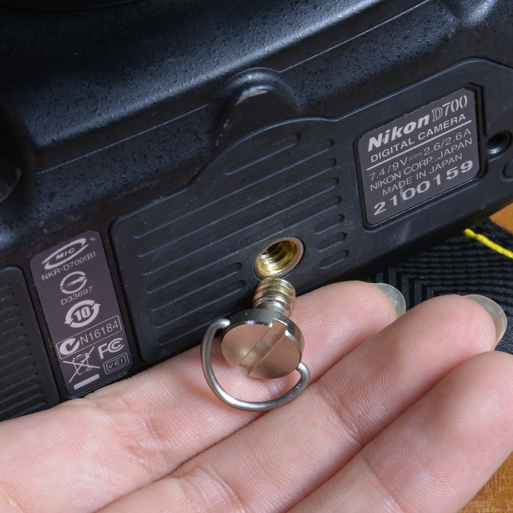 ストラップ取り付け金具 カメラ用 ステンレス 22mm 1個 | ミリタリー