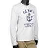 AVIREX Tシャツ 長袖 U.S.NAVY