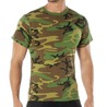 Rothco Tシャツ 半袖 コットン/ポリエステル混紡 迷彩カモフラージュ 8777