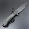 Acta Non Verba Knives アウトドアナイフ M311 COMPACT DLC ブラックグリップ シース付属 ANVM311164