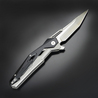 Artisan Cutlery 折りたたみナイフ Bomardier ライナーロック M390鋼 ブラック 1812G-BKM