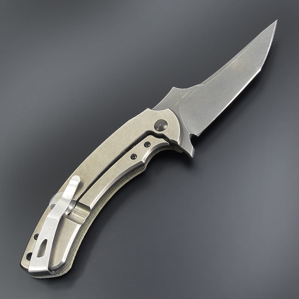 Bastinelli Creations 折りたたみナイフ Gecko フレームロック式