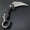 Brous Blades カランビットナイフ Enforcer 折りたたみ式 ストーンウォッシュ処理