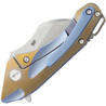 Bestech Knives 折りたたみナイフ IMP チタニウム 青 BTKT1710B