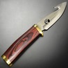 Elk Ridge スキナー Hunter ガットフック付き 木製ハンドル ER049