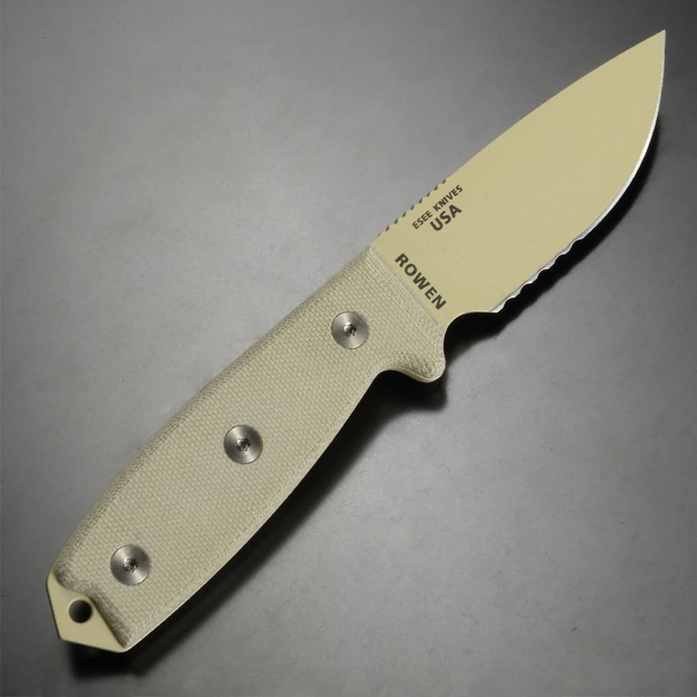 ESEE アウトドアナイフ Model 3 デザートタンブレード 半波刃 ESEE-3S-KO-DT[bes3skodtr] ESEE アウトドアナイフ Model 3 デザートタンブレード 半波刃 ESEE-3S