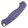 Flytanium ナイフハンドル  PM2 Lotus スケール 紫色 G10素材 FLY0810