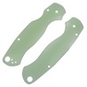 Flytanium ナイフハンドル Spyderco Paramilitary 2用 Lotus Scales Jade G10素材 FLY816