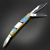 Frost Cutlery 折りたたみナイフ Wrangler ストックマン MOP ターコイズ SHS112BBW