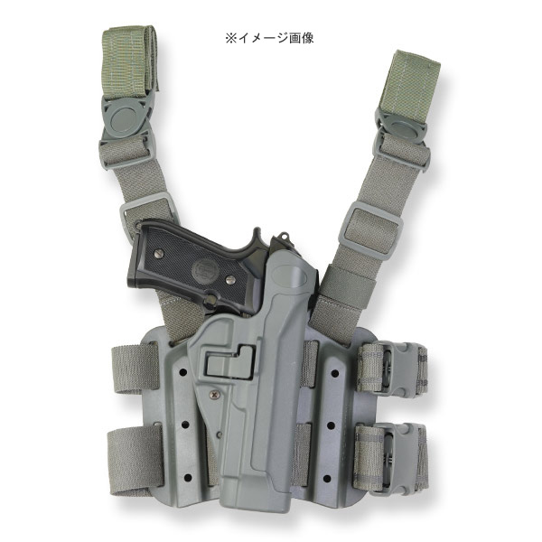 BLACKHAWK レッグホルスター Serpa LV2 ベレッタ92/M9A1 レール
