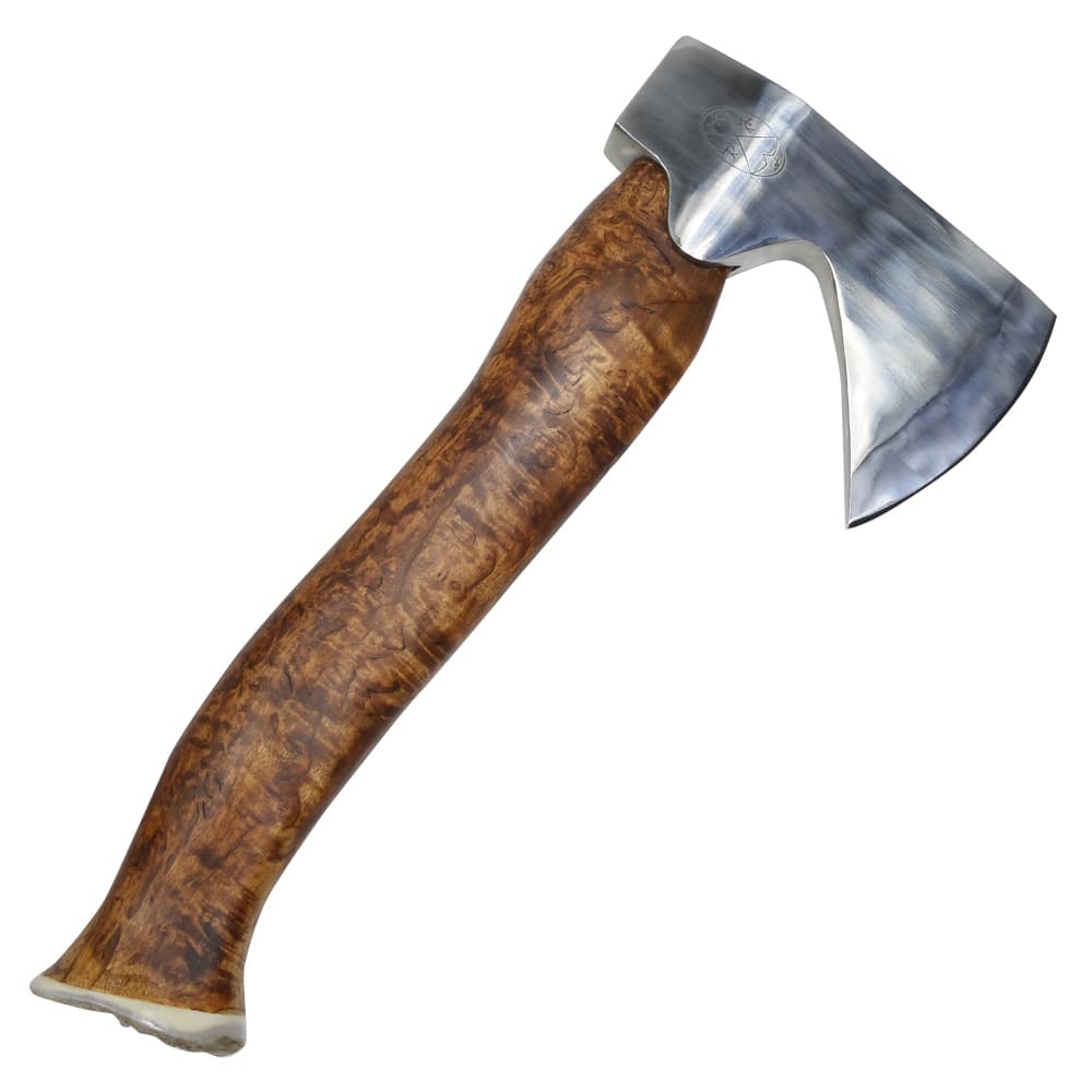 KARESUANDO KNIVEN 狩猟用手斧 Stoera Aksu Brun ブラウン KAR4014