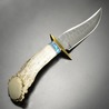 Ken Richardson Knives ボウイナイフ Medium Bowie Knife レザーシース付き KRK1408T