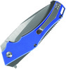 Kansept Knives 折りたたみナイフ Hellx フレームロック D2 青 KT1008A3