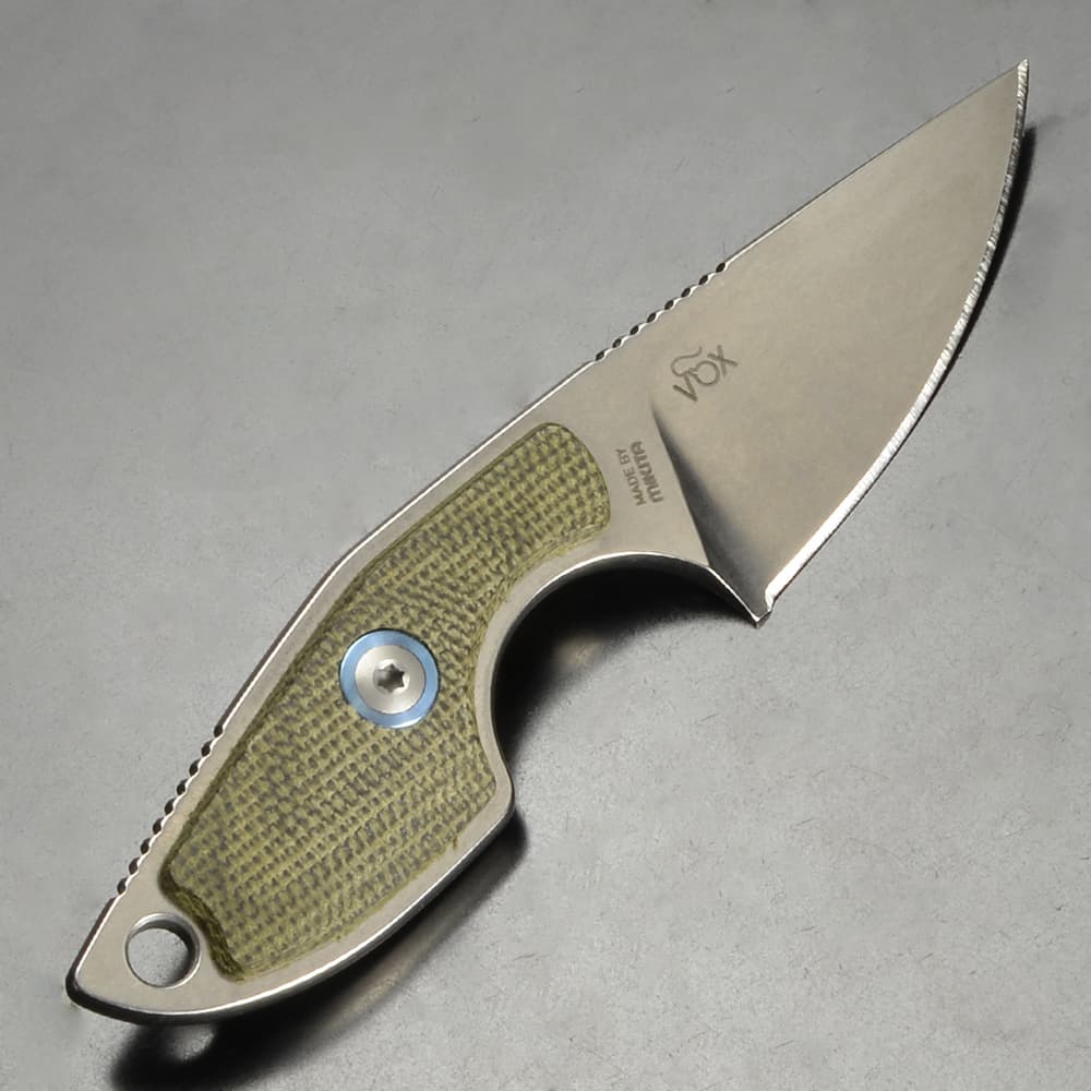 MKM アウトドアナイフ Mikro1 固定刃 グリーン MKMR01GC | ミリタリー