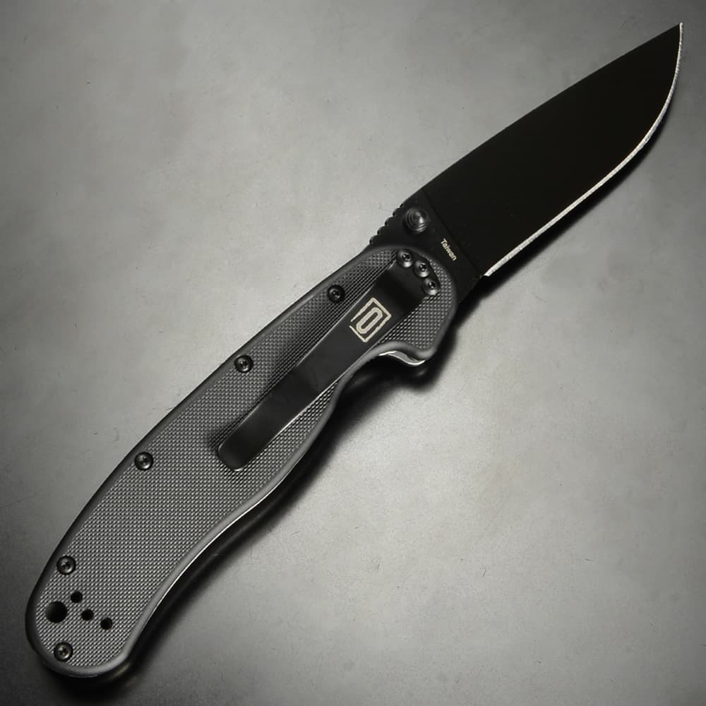 ONTARIO 折りたたみナイフ RAT I ライナーロック式 AUS-8ステンレス