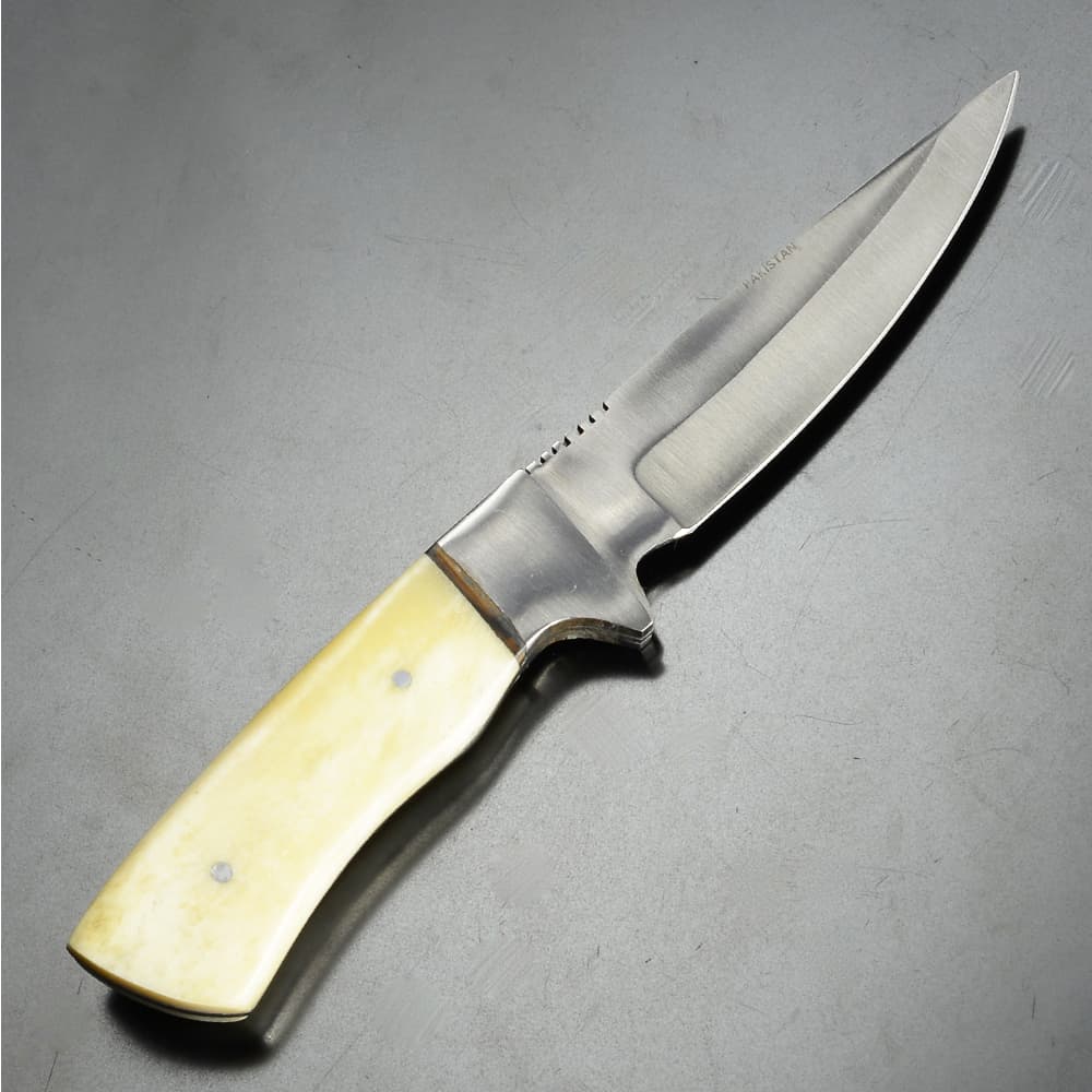 スキナーナイフ STRAIGHT レザーシース付属 ボーンハンドル 203369