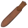 パキスタン製 ナイフシース 固定刃用 ブラウンレザー SHE-661214