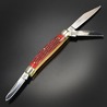 Rough Ryder 折りたたみナイフ Red Jigged Bone ストックマン RR291