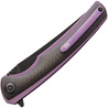 We Knife Co Ltd モデル704 折りたたみナイフ 紫色 CF WE704CFF