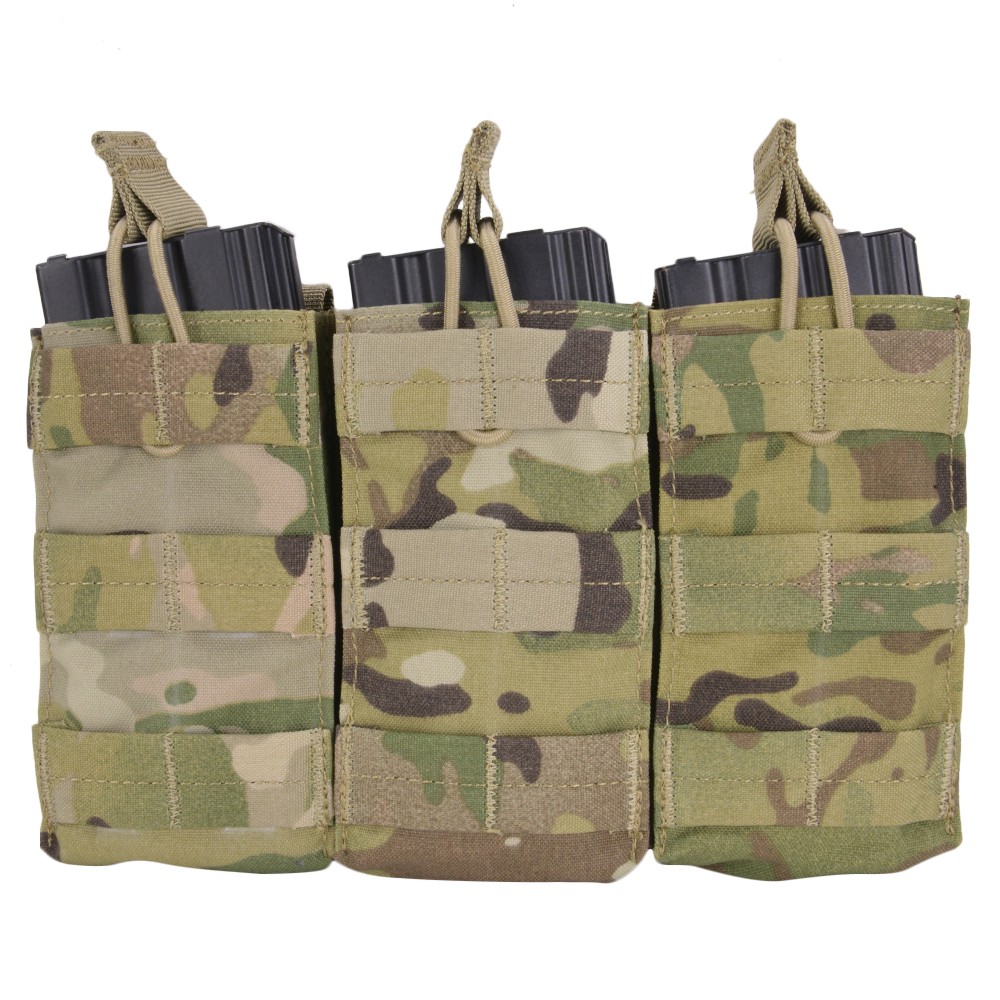 CONDOR ライフルマガジンポーチ M4/AR15 トリプル オープントップ MA27