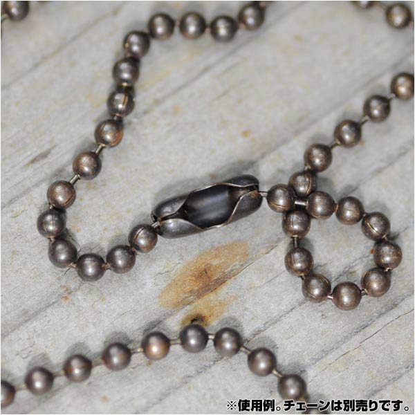 ミリタリーショップ レプマート ボールチェーン 留め具 真鍮 ボール直径2mm用