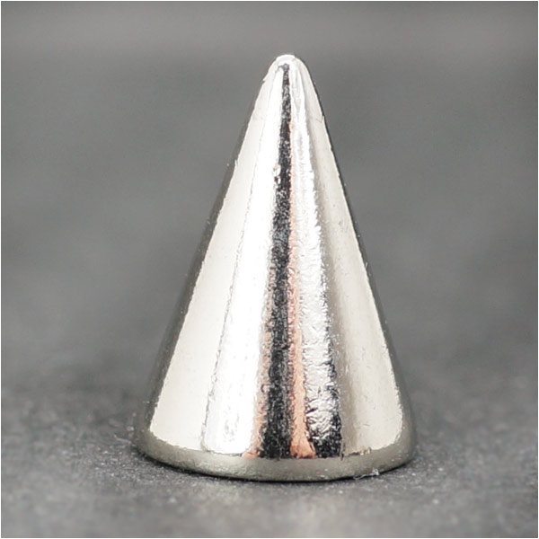 コーンスパイク スタッズ トゲ 14mm ニッケルメッキ | ミリタリー