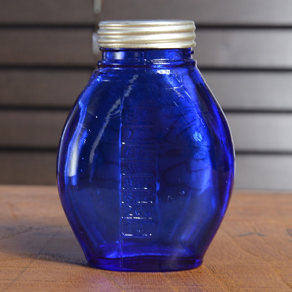 ミリタリーショップ レプマート / 軍放出品 チェコ軍 青ガラス瓶 100ml デットストック