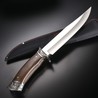 ボウイナイフ 直刃 ライフルモチーフ 木製ハンドル