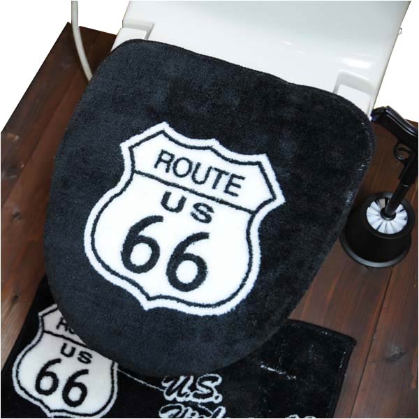 トイレマット ルート66 ウォシュレットタイプ用 カバーセット