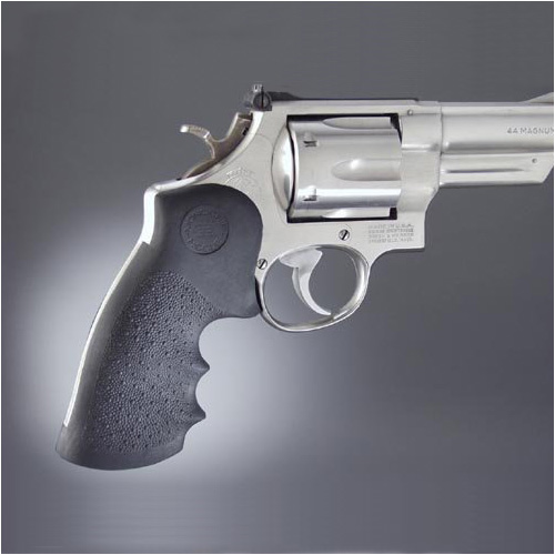 HOGUE ガングリップ S&W Nフレーム用 ラバー製 フィンガーグルーブ付き