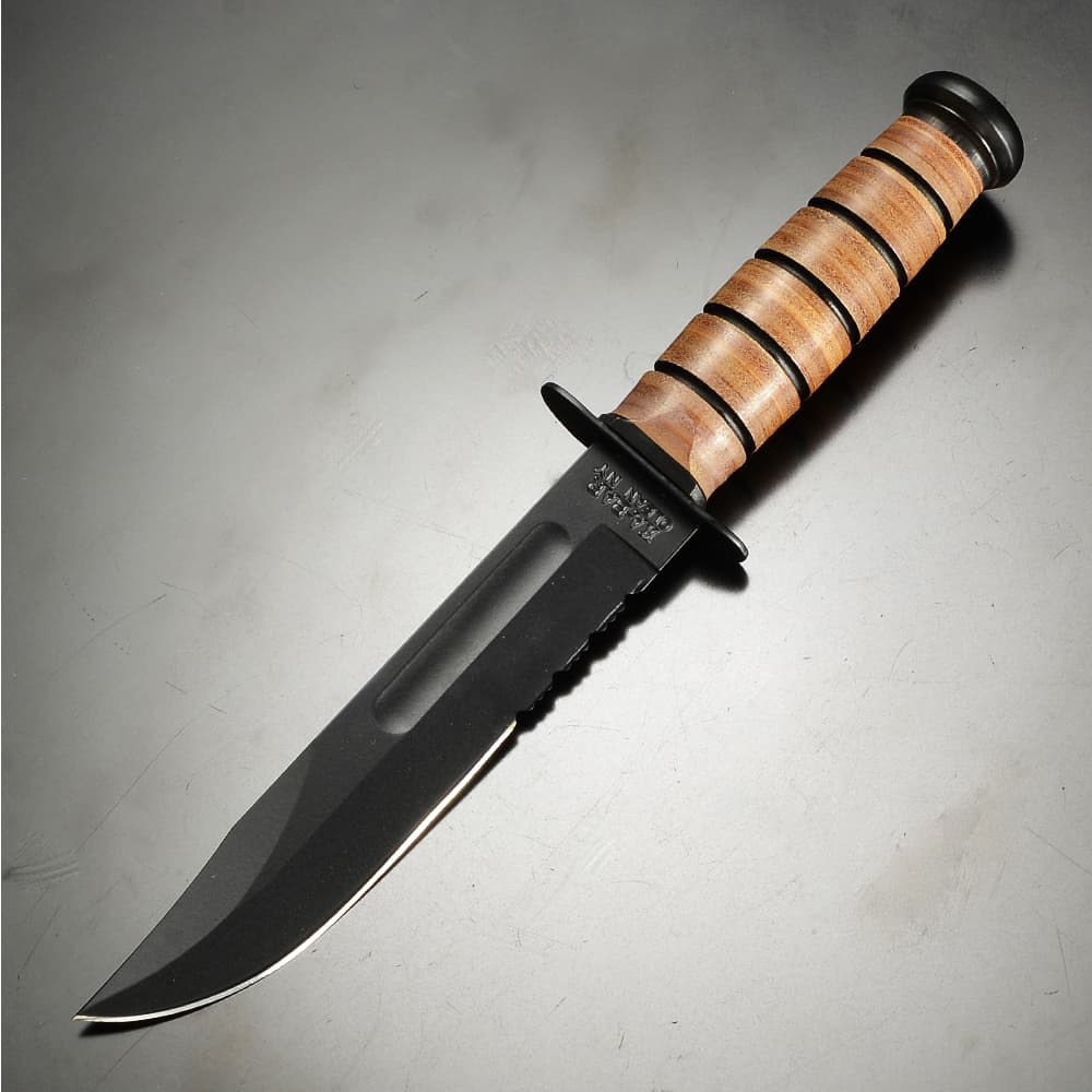 KA-BAR ハンティングナイフ US ARMY ファイティング 波刃 5019