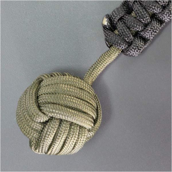 猿玉 パラコードキーホルダー モンキーフィスト ミリタリーショップ