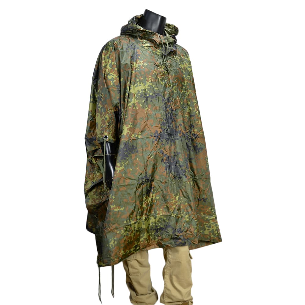 レア！ 1984” 米軍実物 OD ポンチョ リップストップ　 No39 ミリタリーショップ レプマート / MIL-TEC レインポンチョ 防水