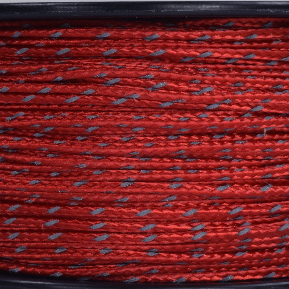 ATWOOD ROPE 反射材付 マイクロコード 1.18mm レッド | ミリタリー