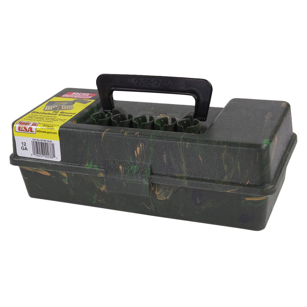 MTM ショットシェルケース 50個収納 ワイルドカモ | ミリタリー