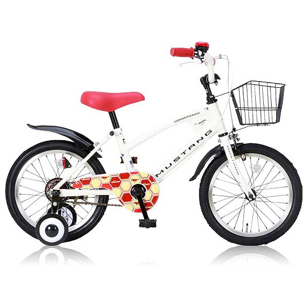 直送 代引き不可】マスタング 子供用自転車 MZ-16 ホワイト