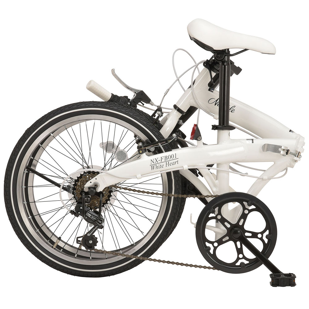 直送 代引き不可】 OTOMO 折りたたみ自転車 NEXTYLE NX-FB001 ホワイト