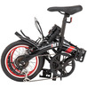 【直送 代引き不可】 OTOMO 折りたたみ自転車 CANOVER CA-M1 ブラック 61903