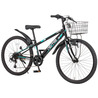【直送 代引き不可】 OTOMO ジュニアMTB  NEXTYLE NX-CTB02 ブラック 61916