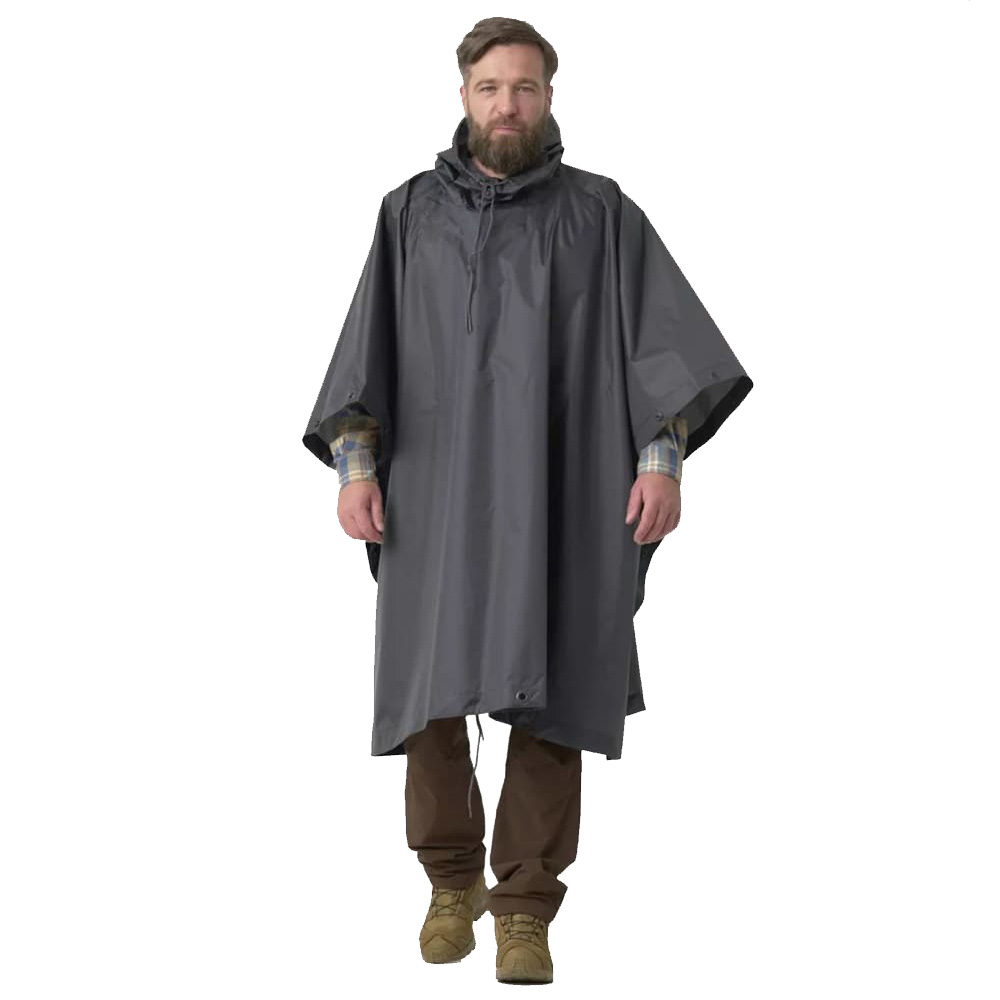 HELIKON-TEX レインポンチョ USモデル ひも付きフード PO-MUS-PO