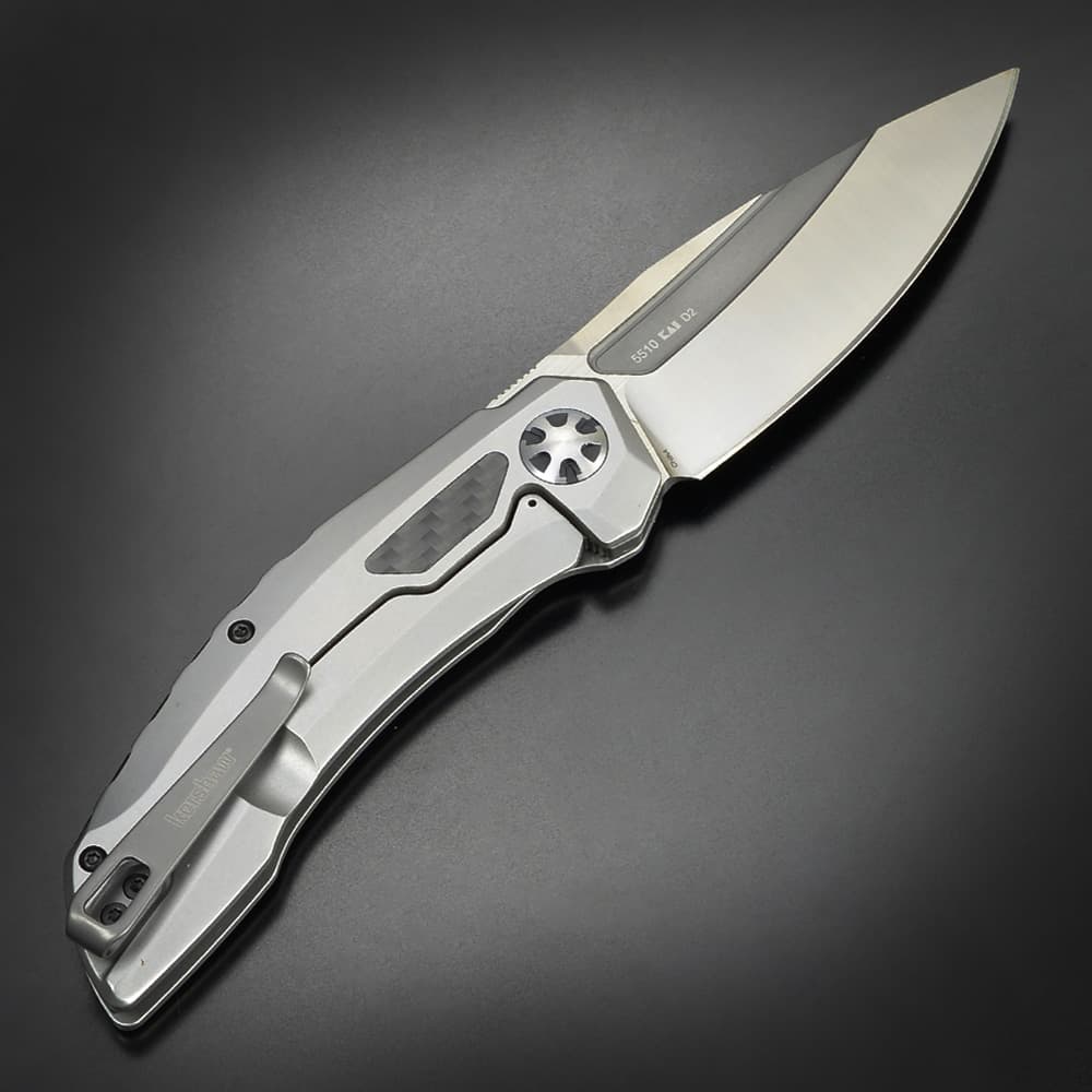 Kershaw 折りたたみナイフ Norad リバーシブル D2鋼 フレームロック式