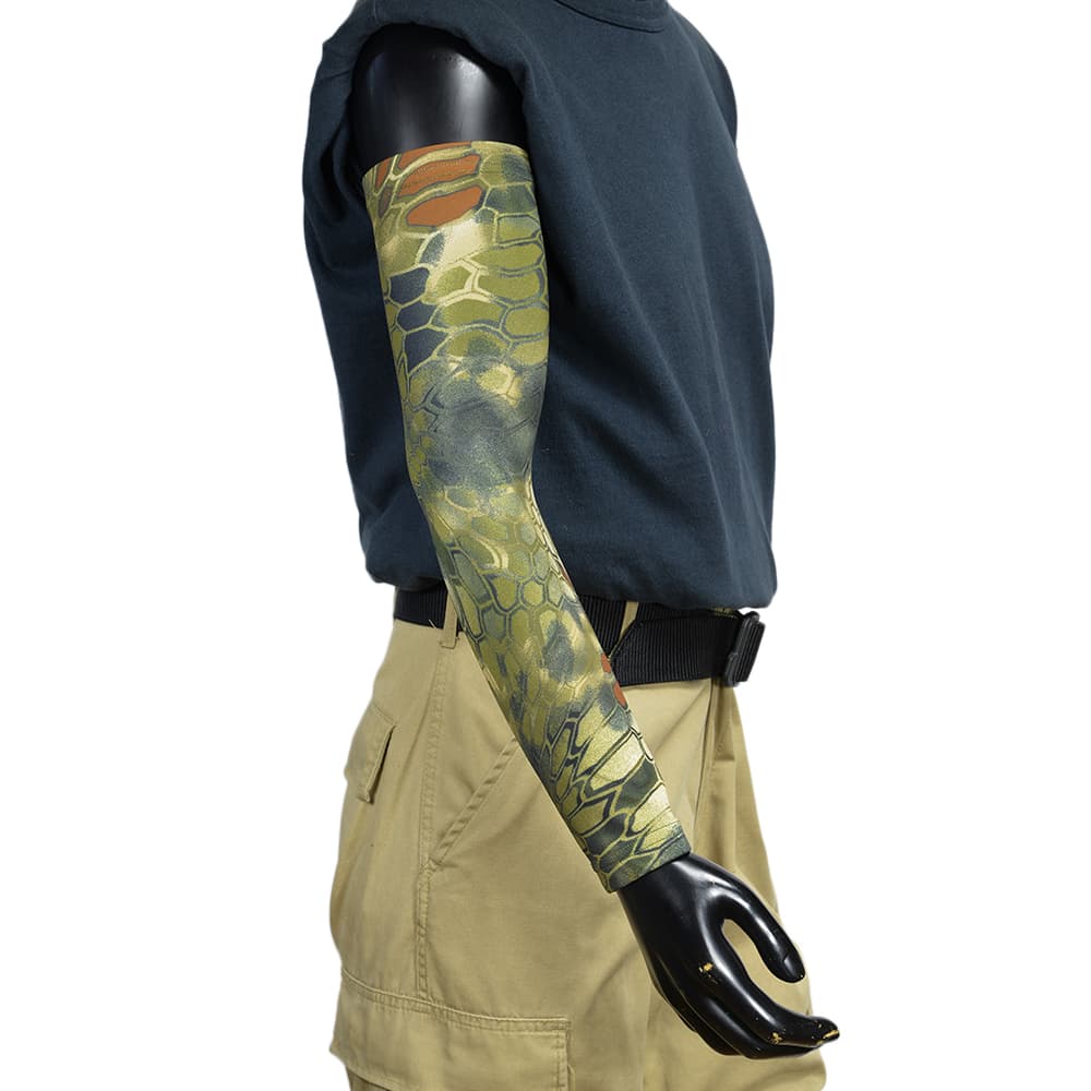 アームカバー 迷彩柄 カモフラージュ ポリエステル/スパンデックス