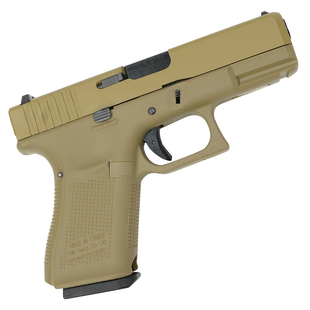 WE-TECH ガスガン GLOCK G19X Gen5 バックストラップ付 タンカラー