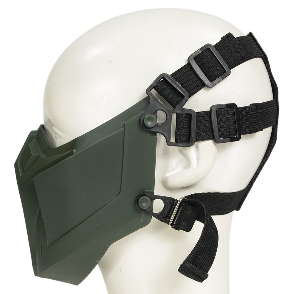 ハーフフェイスガード MECHANICAL ヘルメット装着アダプター付