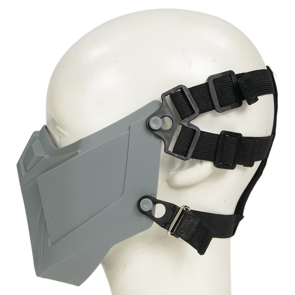 ハーフフェイスガード MECHANICAL ヘルメット装着アダプター付